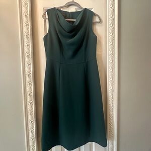 Talbot, Size 8, Cowl neck green dress